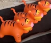 A new explosion-proof, thickened, environmentally friendly and inflatable jumping animal, the tiger jumping horse Specification image